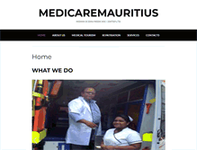 Tablet Screenshot of medicaremauritius.com